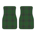 Green And Blue Stewart Tartan Print Front Car Floor Mats
