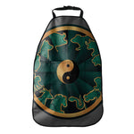 Green And Gold Chinese Zodiac Print Car Seat Organizers