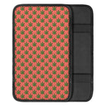 Green And Pink Cannabis Leaf Print Car Center Console Cover