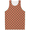 Green And Pink Cannabis Leaf Print Men's Tank Top