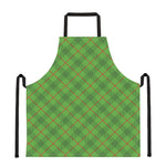 Green And Red Plaid Pattern Print Apron