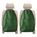 Green And Red Polka Dot Pattern Print Car Seat Organizers