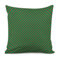 Green And Red Polka Dot Pattern Print Pillow Cover