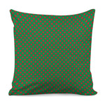 Green And Red Polka Dot Pattern Print Pillow Cover