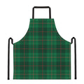 Green And Red Stewart Tartan Print Apron