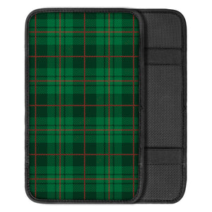 Green And Red Stewart Tartan Print Car Center Console Cover