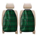 Green And Red Stewart Tartan Print Car Seat Organizers