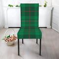 Green And Red Stewart Tartan Print Dining Chair Slipcover