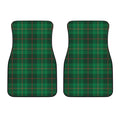 Green And Red Stewart Tartan Print Front Car Floor Mats