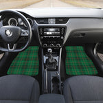 Green And Red Stewart Tartan Print Front Car Floor Mats