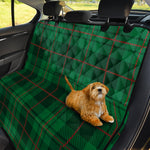 Green And Red Stewart Tartan Print Pet Car Back Seat Cover