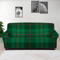 Green And Red Stewart Tartan Print Sofa Cover