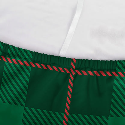 Green And Red Stewart Tartan Print Sofa Cover