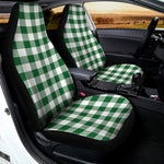 Green And White Buffalo Check Print Universal Fit Car Seat Covers