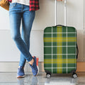 Green And Yellow Stewart Tartan Print Luggage Cover