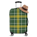 Green And Yellow Stewart Tartan Print Luggage Cover
