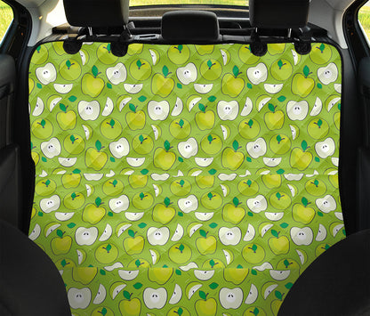 Green Apple Fruit Pattern Print Pet Car Back Seat Cover