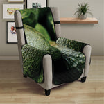 Green Avocado Print Armchair Protector