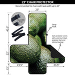 Green Avocado Print Armchair Protector