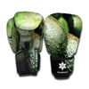 Green Avocado Print Boxing Gloves