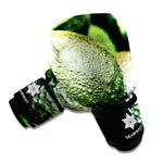 Green Avocado Print Boxing Gloves