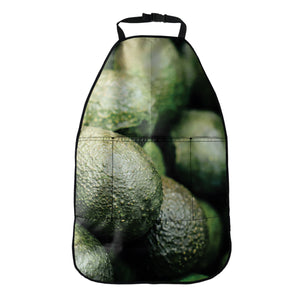 Green Avocado Print Car Seat Organizers