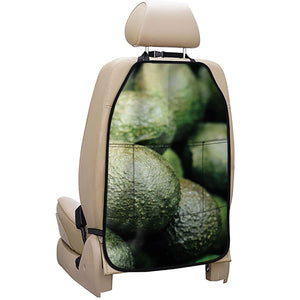 Green Avocado Print Car Seat Organizers