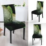 Green Avocado Print Dining Chair Slipcover