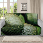 Green Avocado Print Futon Protector