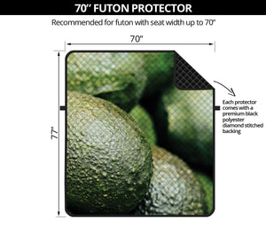 Green Avocado Print Futon Protector