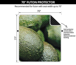 Green Avocado Print Futon Protector