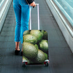 Green Avocado Print Luggage Cover