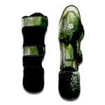 Green Avocado Print Muay Thai Shin Guard