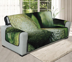 Green Avocado Print Oversized Sofa Protector