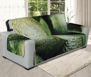 Green Avocado Print Oversized Sofa Protector