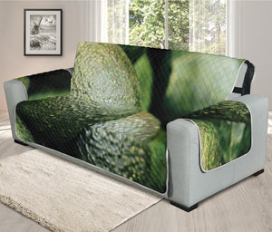 Green Avocado Print Oversized Sofa Protector