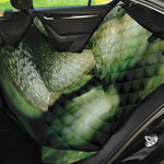 Green Avocado Print Pet Car Back Seat Cover