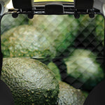 Green Avocado Print Pet Car Back Seat Cover