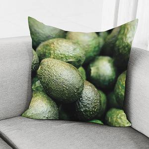 Green Avocado Print Pillow Cover