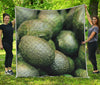 Green Avocado Print Quilt