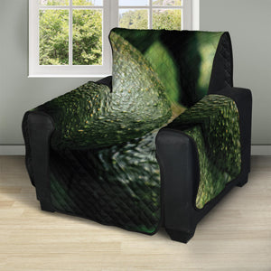 Green Avocado Print Recliner Protector