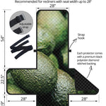 Green Avocado Print Recliner Protector