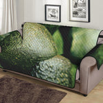 Green Avocado Print Sofa Protector