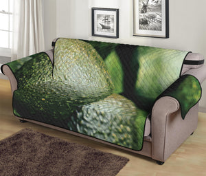 Green Avocado Print Sofa Protector