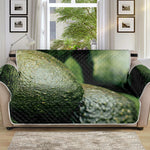 Green Avocado Print Sofa Protector