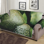 Green Avocado Print Sofa Protector