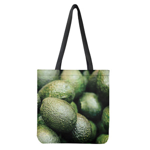 Green Avocado Print Tote Bag