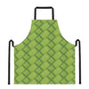 Green Bamboo Print Apron