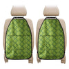 Green Bamboo Print Car Seat Organizers