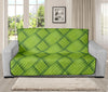 Green Bamboo Print Futon Protector